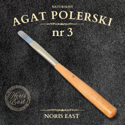 AGAT POLERSKI NR 3 – NATURALNY KAMIEŃ DO POLEROWANIA ZŁOCEŃ - NORIS EAST