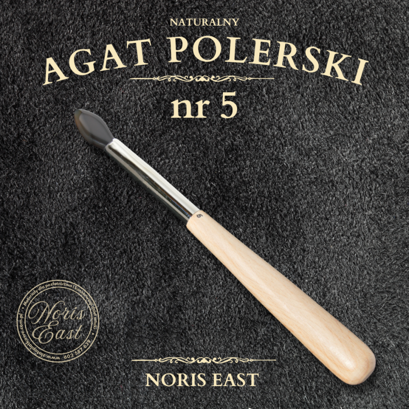 AGAT POLERSKI NR 5 – NATURALNY KAMIEŃ DO POLEROWANIA ZŁOCEŃ - NORIS EAST