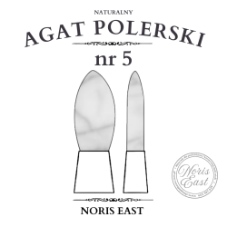 AGAT POLERSKI NR 5 – NATURALNY KAMIEŃ DO POLEROWANIA ZŁOCEŃ - NORIS EAST