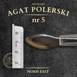 AGAT POLERSKI NR 5 – NATURALNY KAMIEŃ DO POLEROWANIA ZŁOCEŃ - NORIS EAST