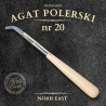 AGAT POLERSKI NR 20 – NATURALNY KAMIEŃ DO POLEROWANIA NA WYSOKI POŁYSK - NORIS EAST