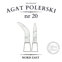 Agat polerski nr 20 – precyzyjny kamień do polerowania złoceń | Noris East