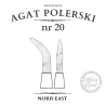 Agat polerski nr 20 – precyzyjny kamień do polerowania złoceń | Noris East