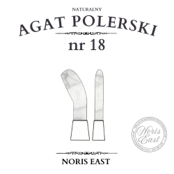 AGAT POLERSKI NR 18 – NATURALNY KAMIEŃ DO POLEROWANIA NA WYSOKI POŁYSK - NORIS EAST