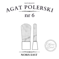 AGAT POLERSKI NR 6 – NATURALNY KAMIEŃ DO POLEROWANIA NA WYSOKI POŁYSK - NORIS EAST