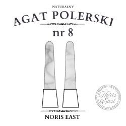 AGAT POLERSKI NR 20 – NATURALNY KAMIEŃ DO POLEROWANIA NA WYSOKI POŁYSK - NORIS EAST