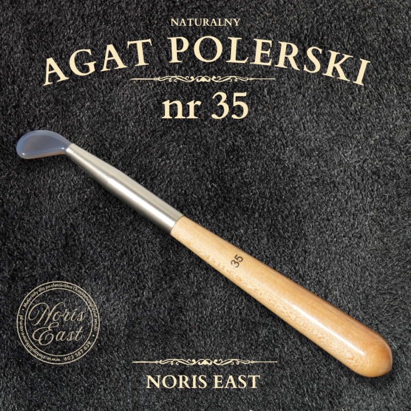 AGAT POLERSKI NR 35 – NATURALNY KAMIEŃ DO POLEROWANIA NA WYSOKI POŁYSK - NORIS EAST