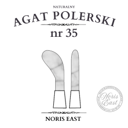 AGAT POLERSKI NR 35 – NATURALNY KAMIEŃ DO POLEROWANIA NA WYSOKI POŁYSK - NORIS EAST
