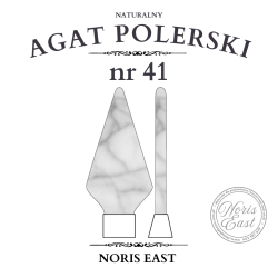 AGAT POLERSKI NR 41 – NATURALNY KAMIEŃ DO POLEROWANIA NA WYSOKI POŁYSK - NORIS EAST