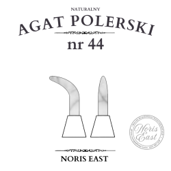 AGAT POLERSKI NR 44 – NATURALNY KAMIEŃ DO POLEROWANIA NA WYSOKI POŁYSK - NORIS EAST