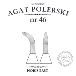 AGAT POLERSKI NR 46 – NATURALNY KAMIEŃ DO POLEROWANIA NA WYSOKI POŁYSK - NORIS EAST