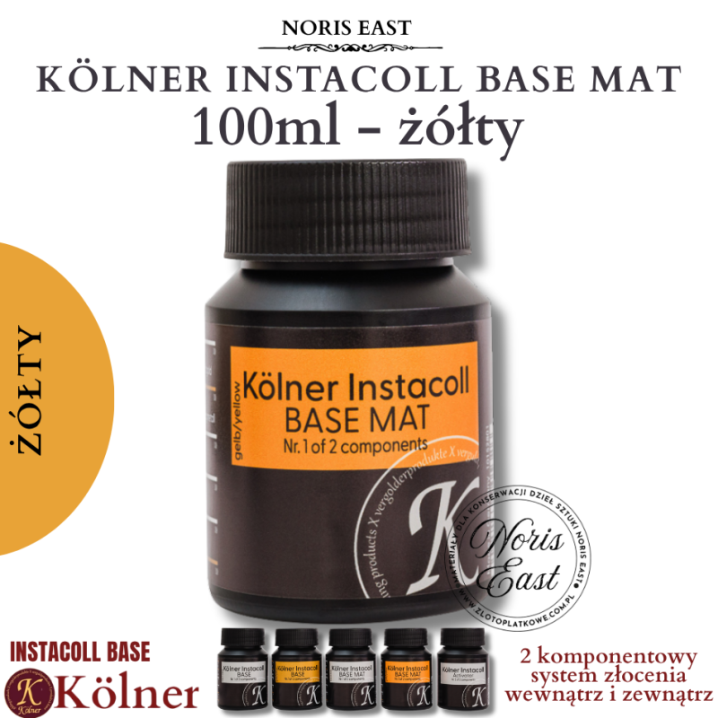 INSTACOLL BASE MAT - ŻÓŁTY  - 100ml, ORGINALNY KÖLNER - NORIS EAST