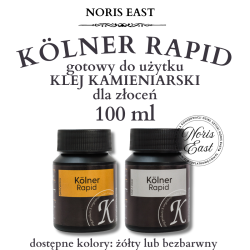 Kölner Rapid kamieniarski klej do złota - 100ml żółty lub bezbarwny Noris East