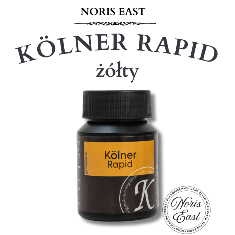 Kölner Rapid kamieniarski klej do złota - 100ml żółty  Noris East