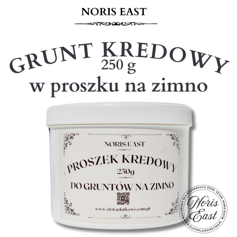 GRUNT KREDOWY W PROSZKU NA ZIMNO – proszek do gruntów pod pozłotnictwo, 250g lub 500g