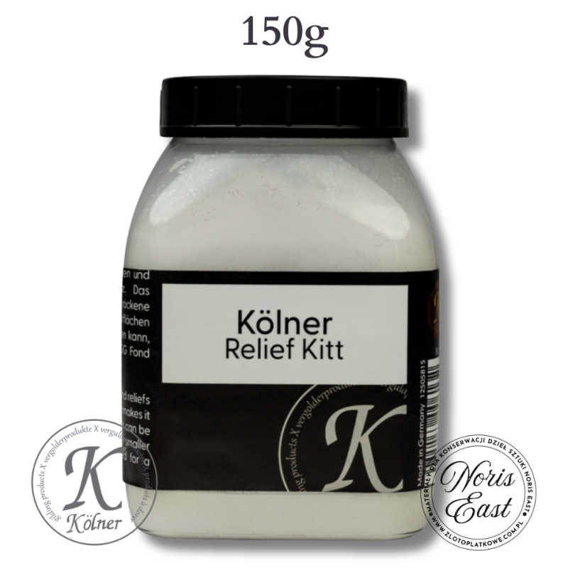 Kölner Reliefkitt – masa naprawcza do uzupełnień i modelowania pod złocenia - 150g / 400g / 750g