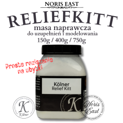 Kölner Reliefkitt – masa naprawcza do uzupełnień i modelowania pod złocenia - 150g / 400g / 750g