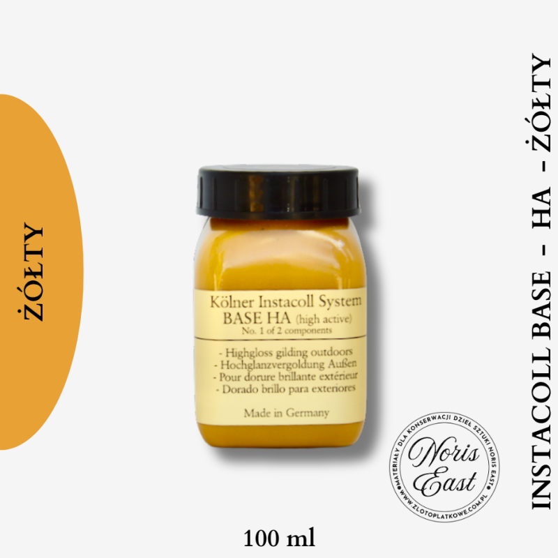 KÖLNER INSTACOLL BASE HA, ŻÓŁTY  100ml, 500ml lub 1000ml, NORIS EAST