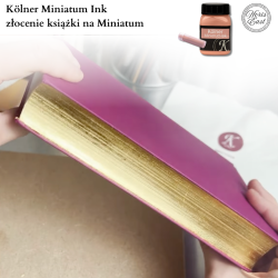 KÖLNER MINIATUM  INK -  tusz (klej) do złoceń na papierze, skórze, metalu, plastiku - 5ml / 50ml