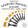 KÖLNER - SZEROKI PĘDZEL SYNTETYCZNY - 15mm - 75mm - idealny do Instacollu, do Miniatum i do lakierów
