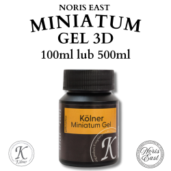 Kölner MINIATUM GEL – gęste medium do nakładania złota i metali - 100ml lub 500ml, Noris East klej do złota