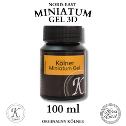 Kölner MINIATUM GEL – gęste medium do nakładania złota i metali - 100ml lub 500ml, Noris East klej do złota