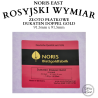 Rosyjski wymiar Dukaten Doppel Gold – podwójne dukatowe złoto płatkowe 23K, 91,5 x 91,5 mm, Noris East pozłotnictwo