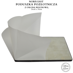 PODUSZKA POZŁOTNICZA  z osłoną wiatrową - 20×30 cm  – oryginalna Kölner, NORIS EAST POZŁOTNICTWO