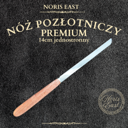 Nóż pozłotniczy jednostronny 14cm premium – oryginalny Kölner -  profesjonalny nóż do cięcia złota | Noris East, pozłotnictwo