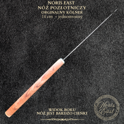 Nóż pozłotniczy jednostronny 14cm premium – oryginalny Kölner -  profesjonalny nóż do cięcia złota | Noris East, pozłotnictwo