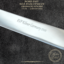 Nóż pozłotniczy jednostronny 14cm premium – oryginalny Kölner -  profesjonalny nóż do cięcia złota | Noris East, pozłotnictwo