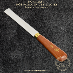 NÓŻ POZŁOTNICZY WŁOSKI- 14cm - do cięcia złota płatkowego, Noris East pozłotnictwo