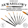 Pędzel akwarelowy precyzyjny – okrągły, szpiczasty pędzel syntetyczny – oryginalny Kölner - 16401600, Noris East pozłotnictwo