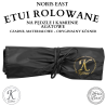 ETUI rolowane na pędzle i kamienie , agatowe, noris east Kölner vergoldungsprodukte, pozłotnictwo
