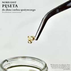 pęseta noris east, GoldFood, stal nierdzewna, Specjalna pęseta do podnoszenie złota i srebra spożywczego, złoto i srebro jadalne