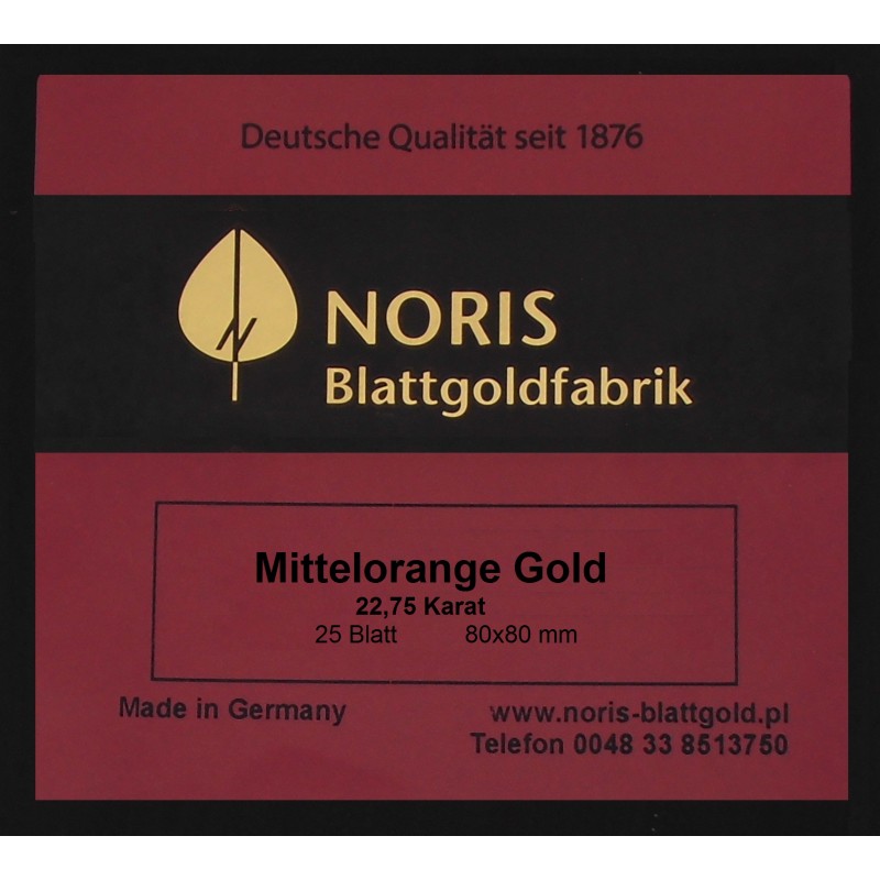 Złoto płatkowe Orange średni 22,75 Karat / Mittelorange 22,75 K TH16