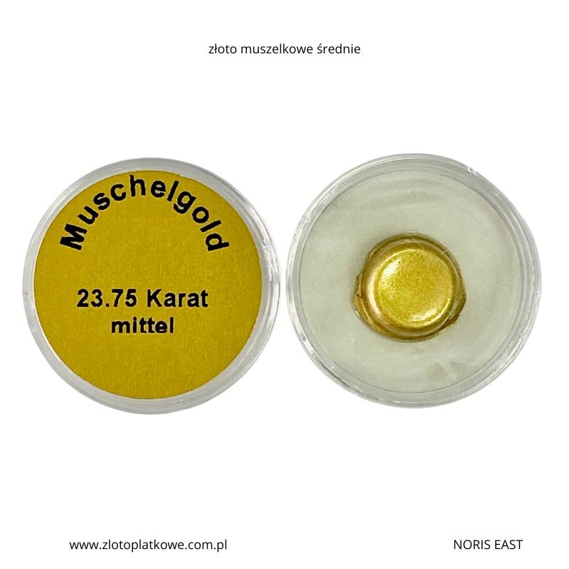 złoto muszelkowe średnie 23.75K