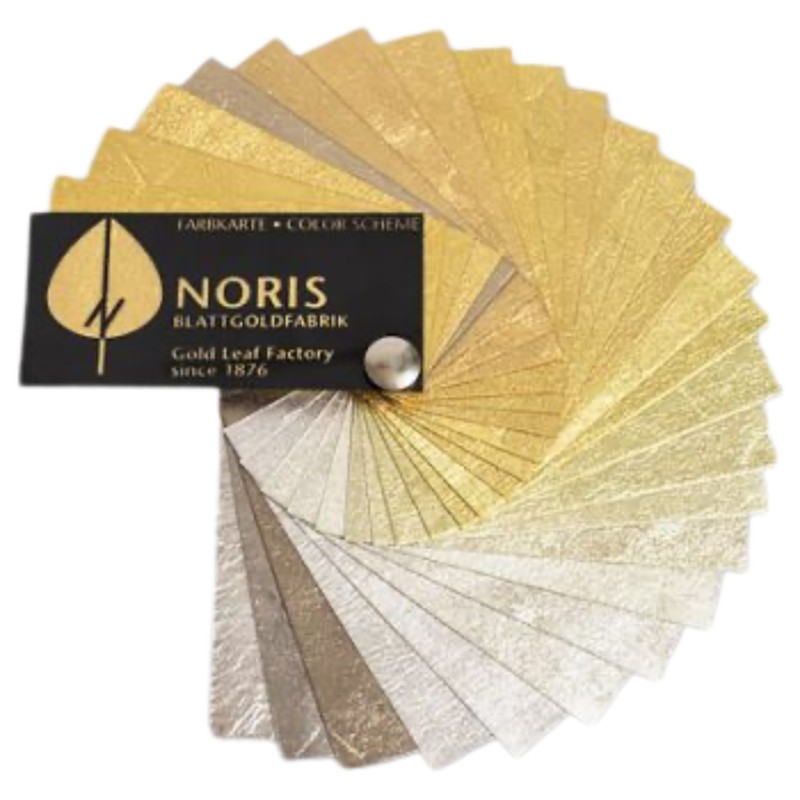 karta kolorów złota płatkowego Noris East, Noris Blattgold