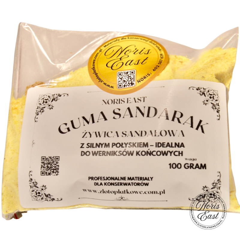 Guma sandarak, żywica sandałowa, noris east