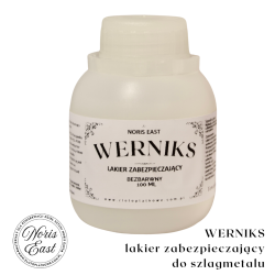 Lakier zabezpieczający, WARNISZ (VARNISH) bezbarwny | Akrylowy, wodny, transparentny | 100 ml