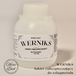 Lakier zabezpieczający, WARNISZ (VARNISH) bezbarwny | Akrylowy, wodny, transparentny | 100 ml